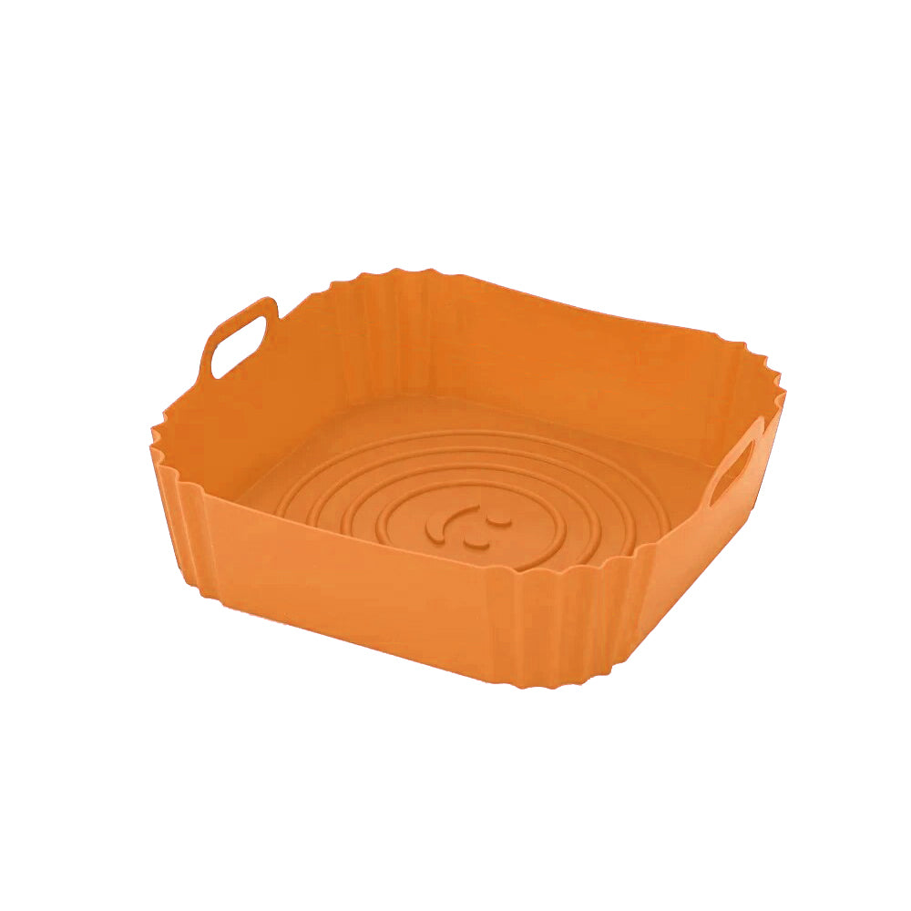 Reusable Airfryer Pan Silicone Air Fryers Oven Baking Tray