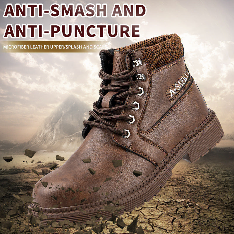 Breathable Safety Shoes with Anti-Smash and Puncture