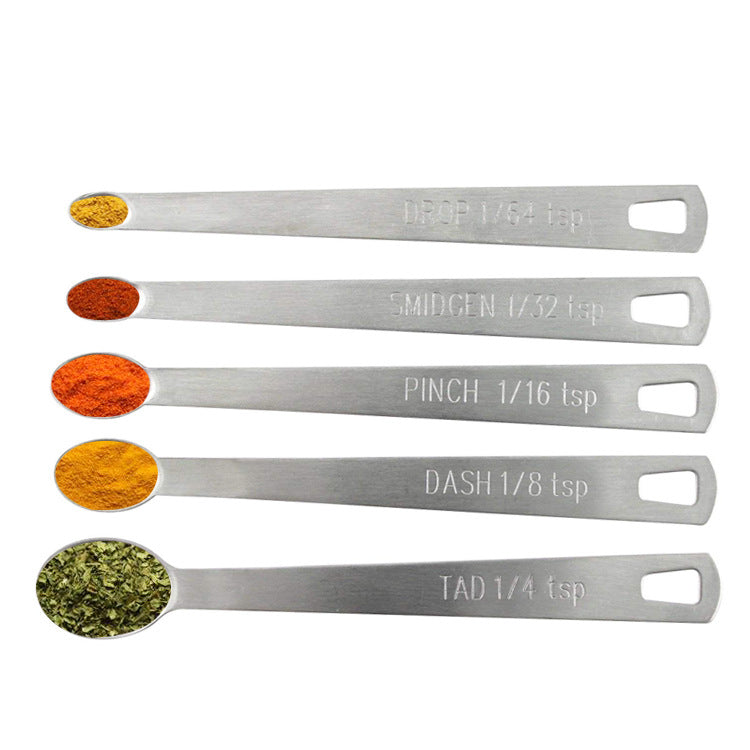Stainless Steel Mini Measuring Spoons Set of 5